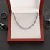 To My Son Stainless Steel Cuban Chain Necklace
